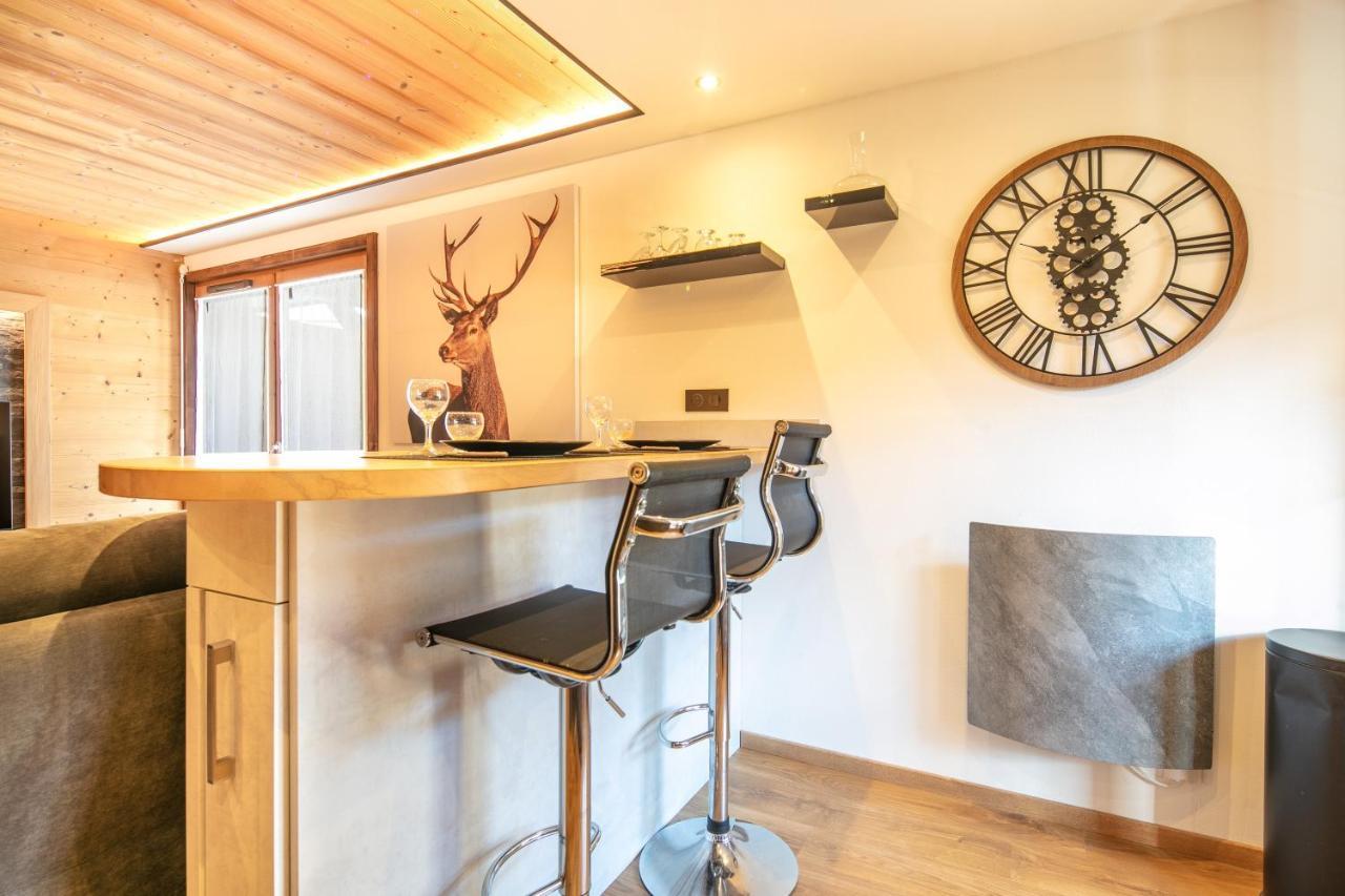 Le Cerf Des Alpages - Appt Cosy Pour 2 Apartman La Giettaz Kültér fotó